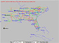 southeastern USA activity map