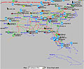 south eastern USA activity map