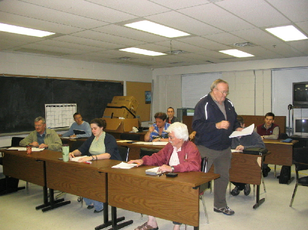 Taking the Exam!