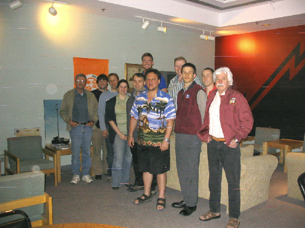The Graduates in the lounge at 772 Sqn