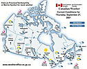 Canadian conditions and forecasts