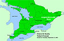 Air Quality forecast map for Ontario